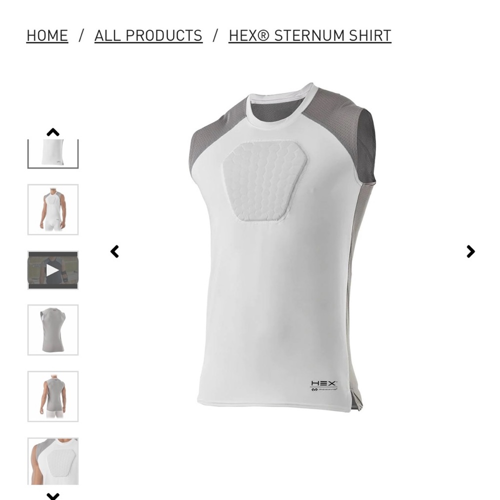 HEX sternum short chest protector